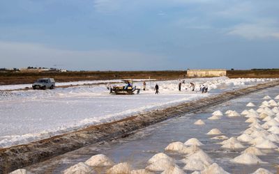 Ria Formosa salt pans near Tavira