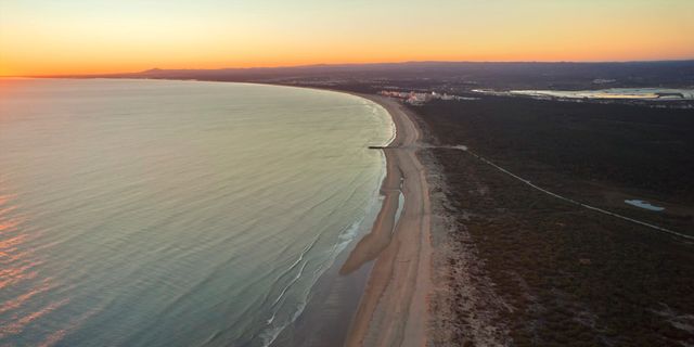 Praia de Santo António - The Algarve's easternmost beach with Spain just across the river