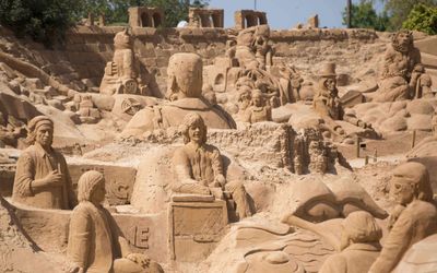 FIESA Sand City sand sculptures